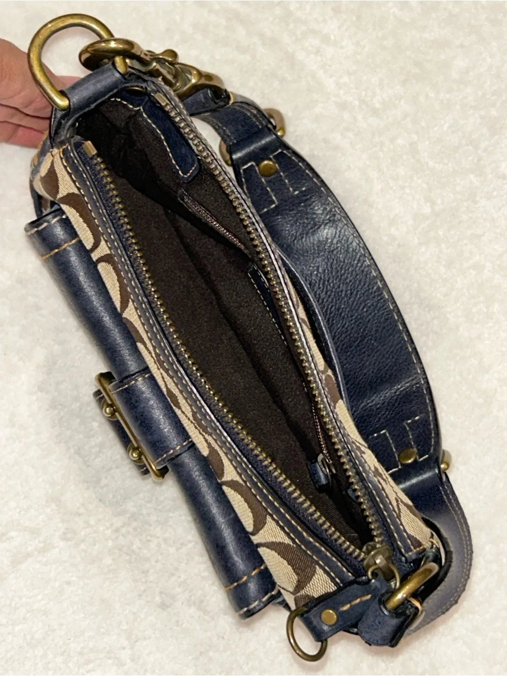 COACH Vtg Y2K Signature Legacy Soho Special  Edition Shoulder Bag Purse 7061